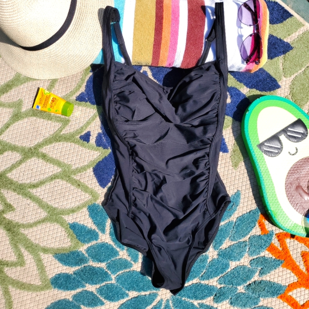 Black One Piece Swimsuit